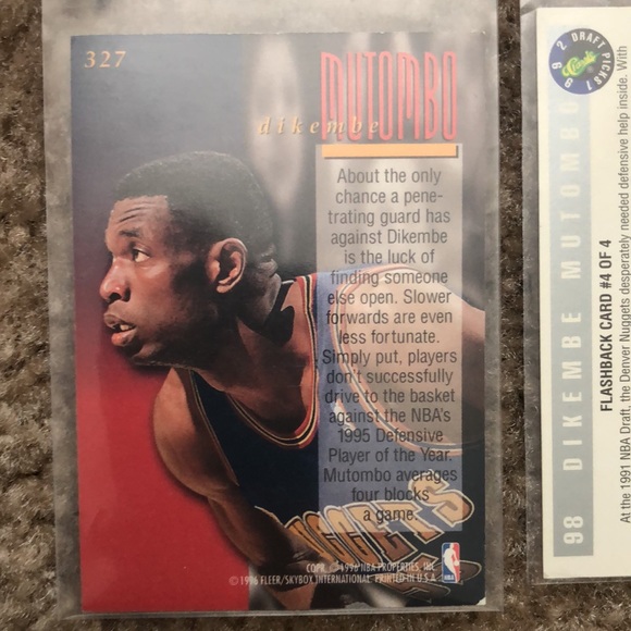 Dikembe Mutombo Basketball Card Lot-Denver Nuggets - Picture 9 of 10